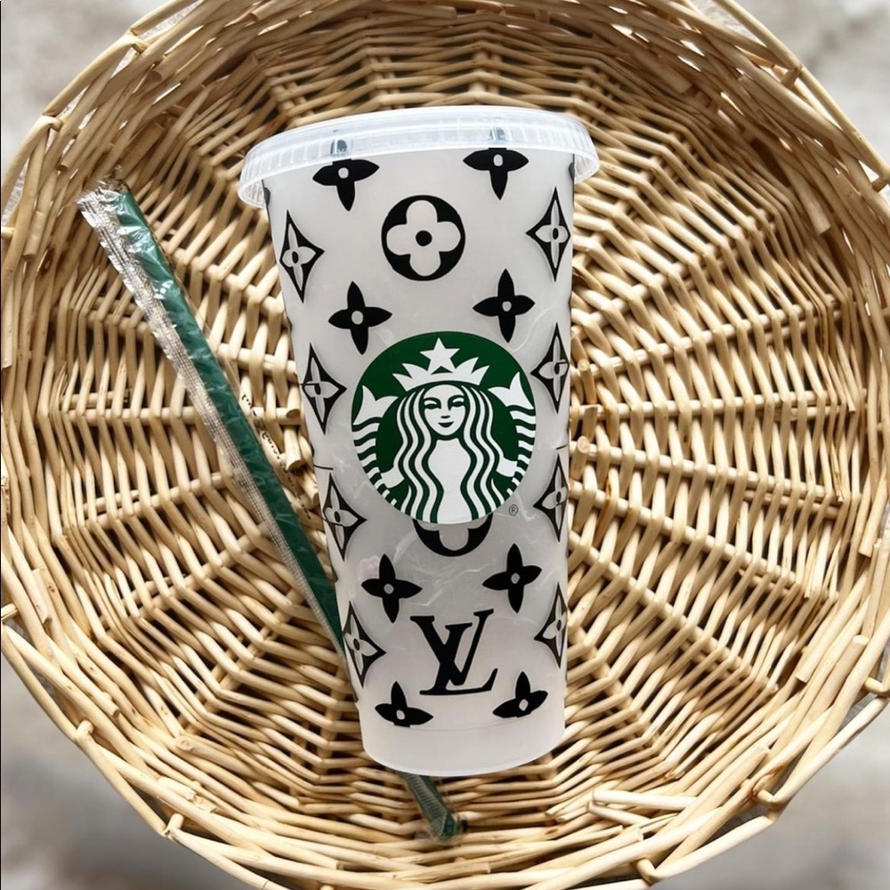 L V Starbucks Reusable Cups
